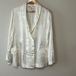 Victoria’s Secret floral jacquard blazer
